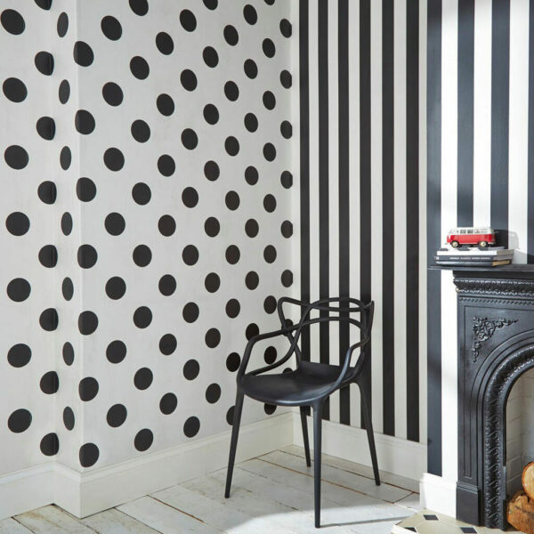 Monochrome Stripe Wallpaper