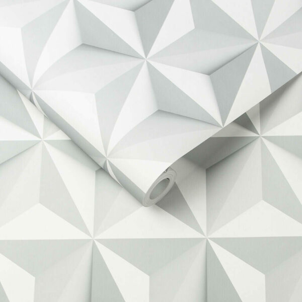 Origami Grey Wallpaper