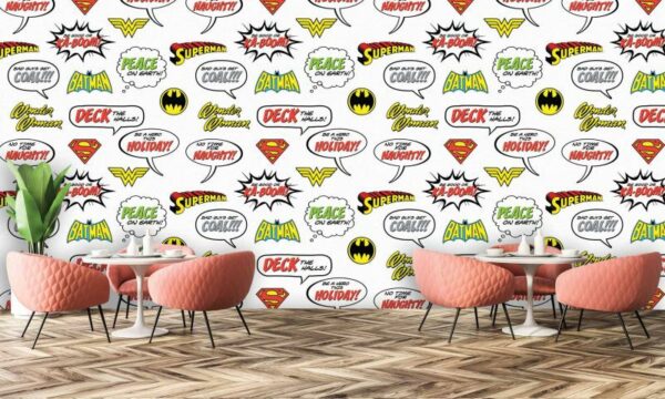 Super Heros Logos Wallpaper