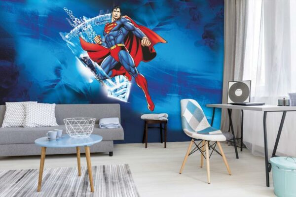 Superman & Logo Wallpaper