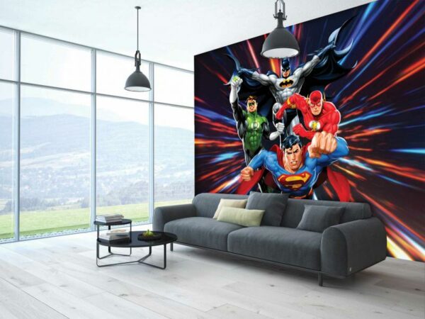 The Justice League Are Coming Mural