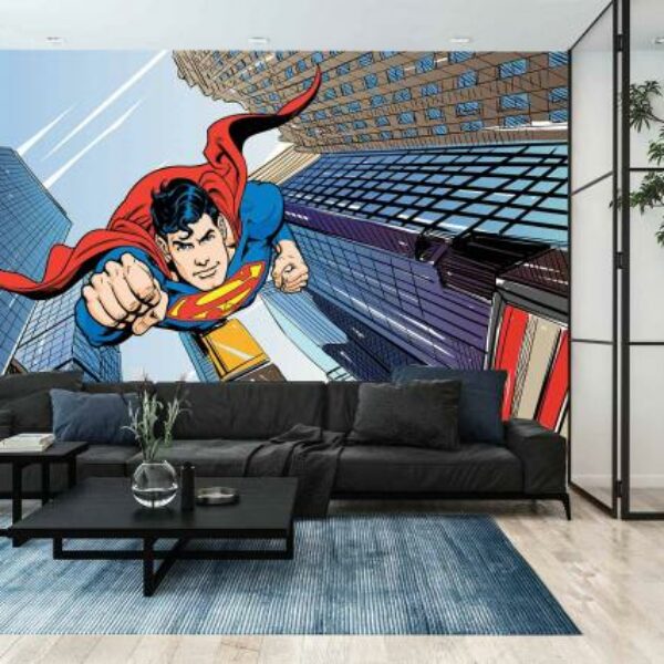Superman Is Coming Mural