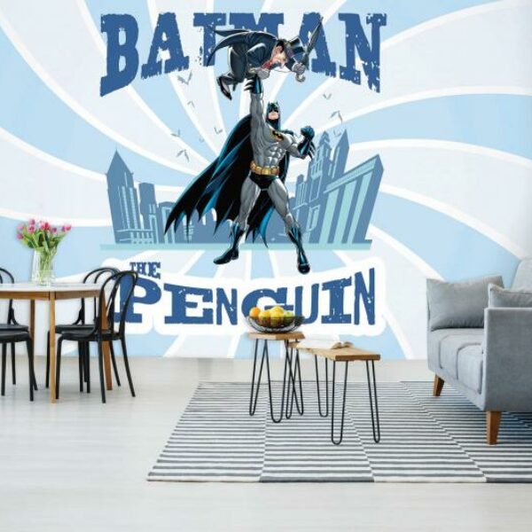 Batman & The Penguin Mural