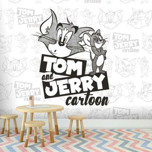 Tom & Jerry Cartoon Mural
