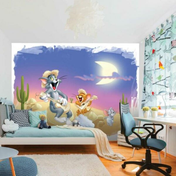 Tom & Jerry In The Desert Wallpaper