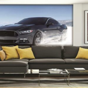 Ford Mustang Black Mural