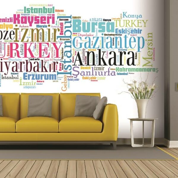 Turkish Place Names Mural