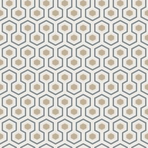 Contemporary Hicks' Hexagon Wallpaper