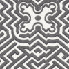 Palace Maze Wallpaper - Off White / Charcoal