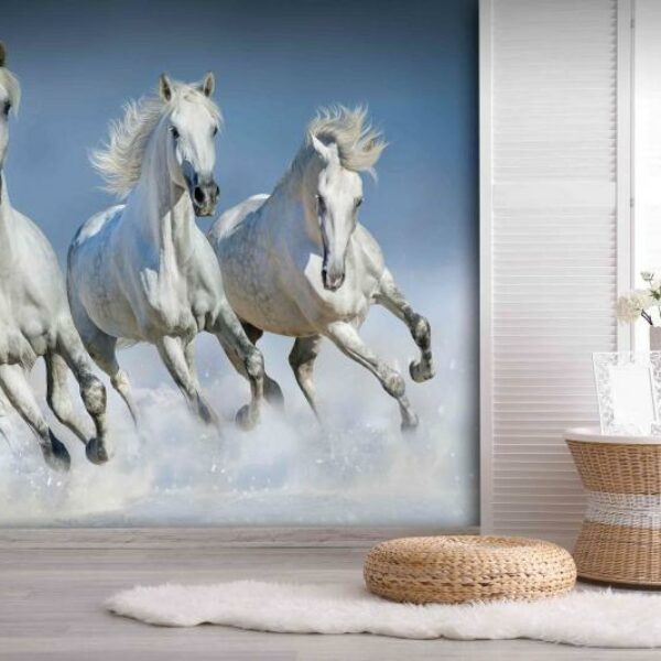 White Stallions Mural