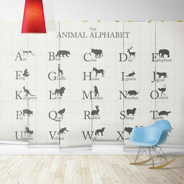 Animal Alphabet Mural