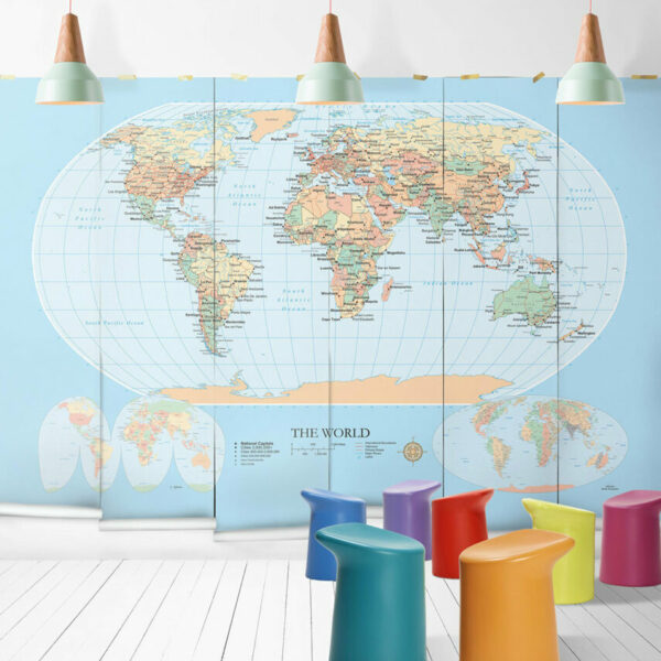 World Globe Mural