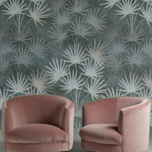 Oriental Palm Wallpaper - 2 Roll Set