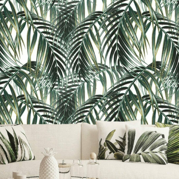 Tropical Jungle Palm Mural