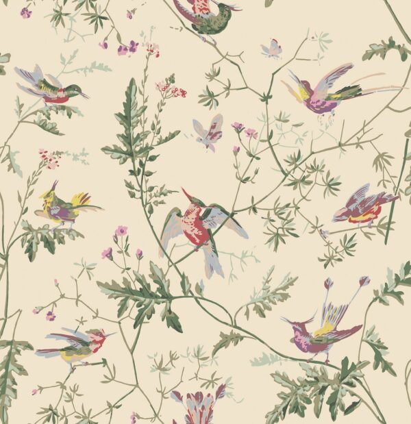 Hummingbirds Wallpaper - Original Multi-Color