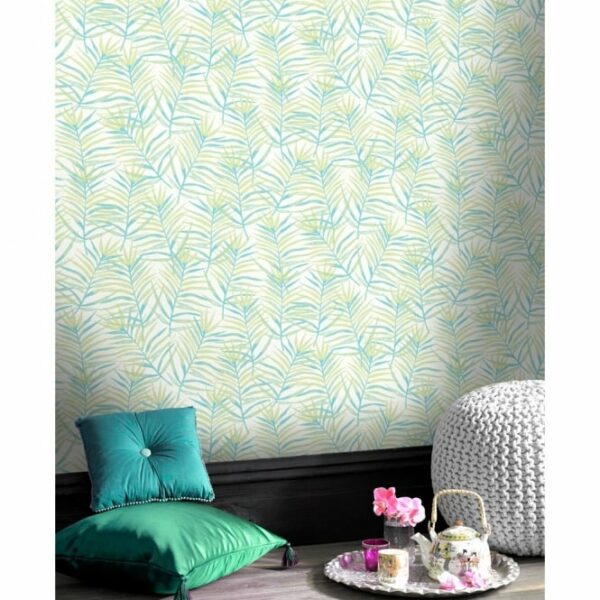 Paradise Palm Leaf Wallpaper