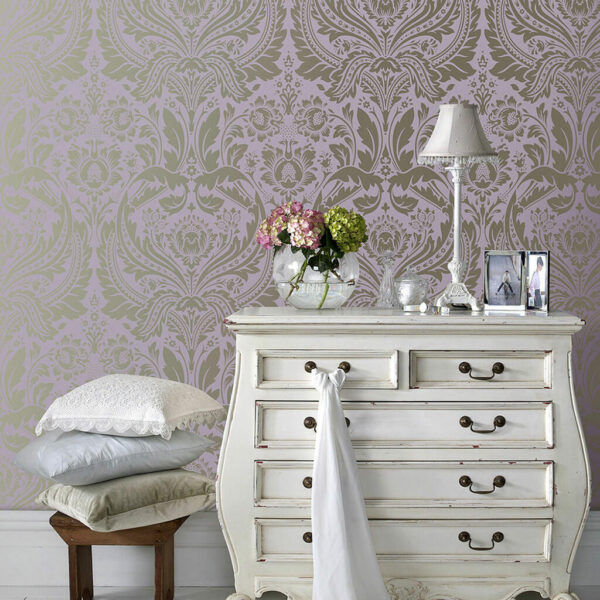 Desire Lavender Wallpaper