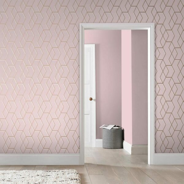 Archetype Pink Wallpaper