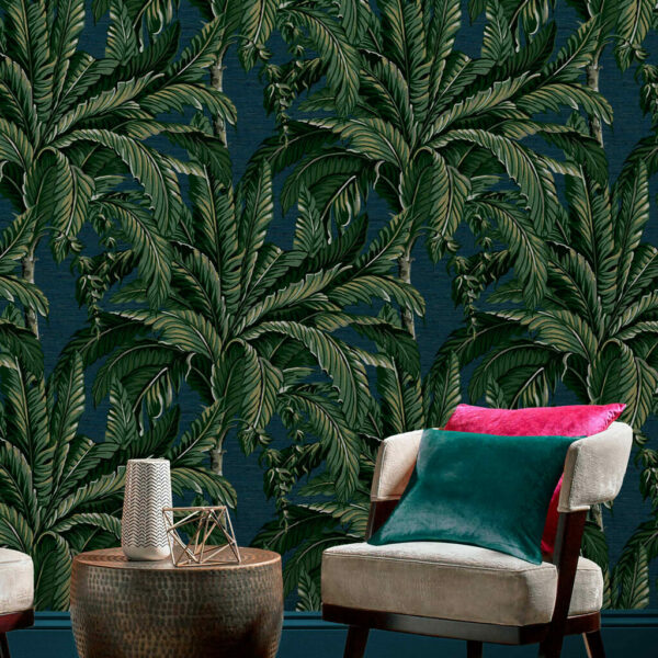 Daintree Palm Midnight Wallpaper