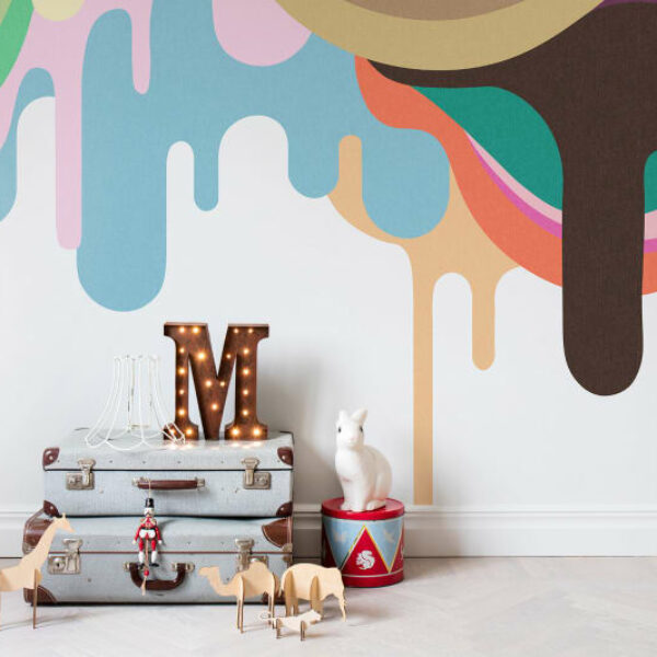 Dripping Ice Cream Mural – Premium