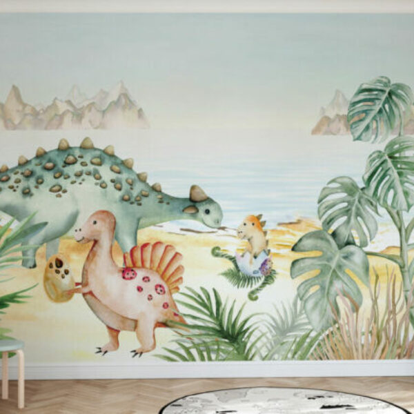Dinosaur Island Mural