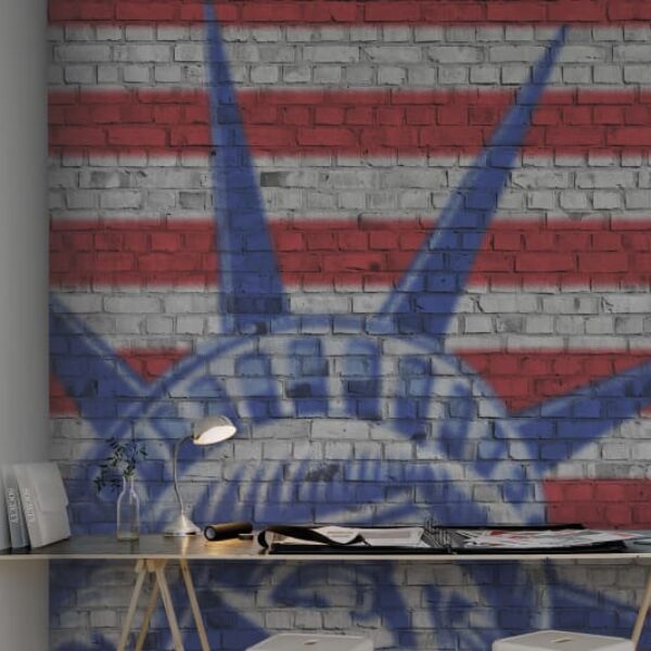 Bricks of Liberty Mural - Premium