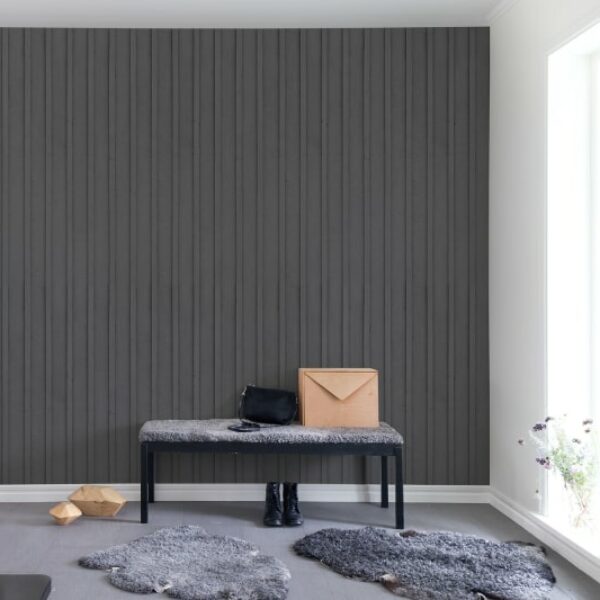 Swedish Cottage Mural - Grey - Premium