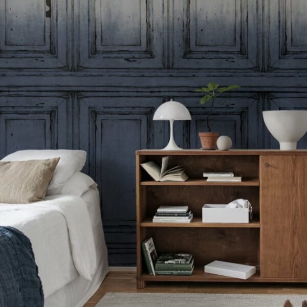 Parisian Panels Mural - Dip Dye Blue - Premium