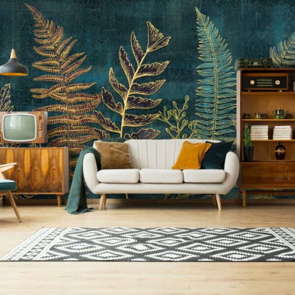 Tropical Leaves Wallpaper Wallmural