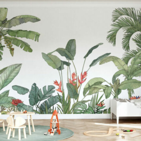 Tropical Foliage Mural