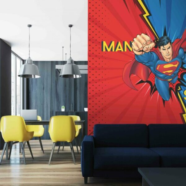 Superman Man of Steel Mural