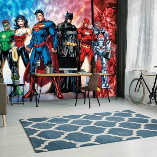 JUSTICE LEAGUE WALLPAPER SUPERHEROES STAND