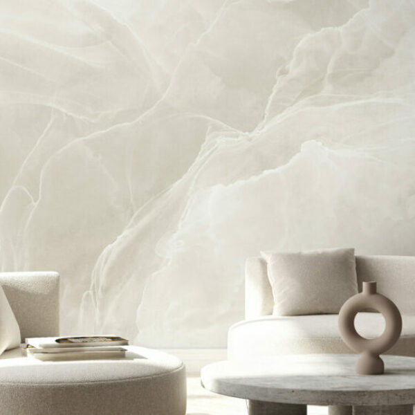 Marble Breeze Mural - Ivory