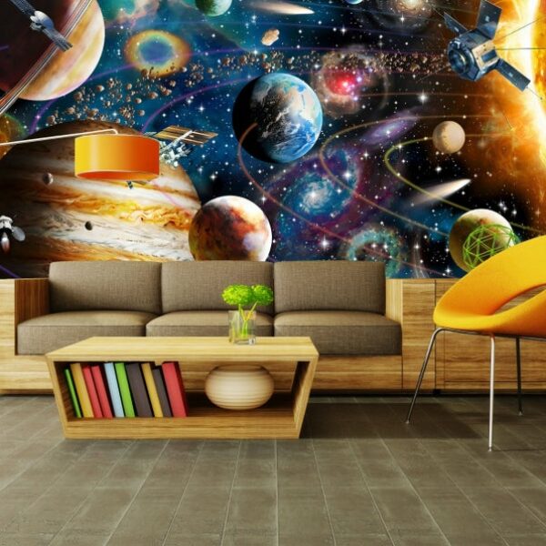 Amazing Space Adventure Kids Wallpaper Wallmural