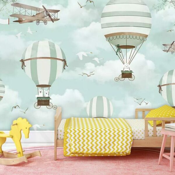 HotAir Balloons Kids Wallpaper Wallmural