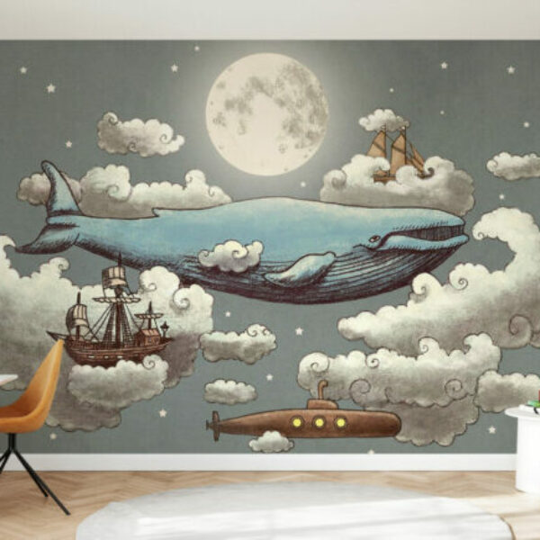 Ocean Meets Sky Original Mural
