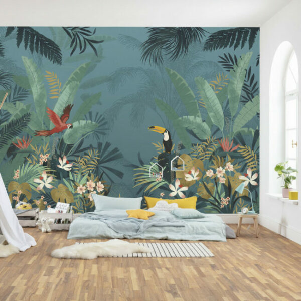 Enchanted Jungle Wallmural ( 368 x 248 cm)