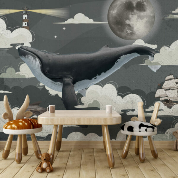 Black Whale Mural