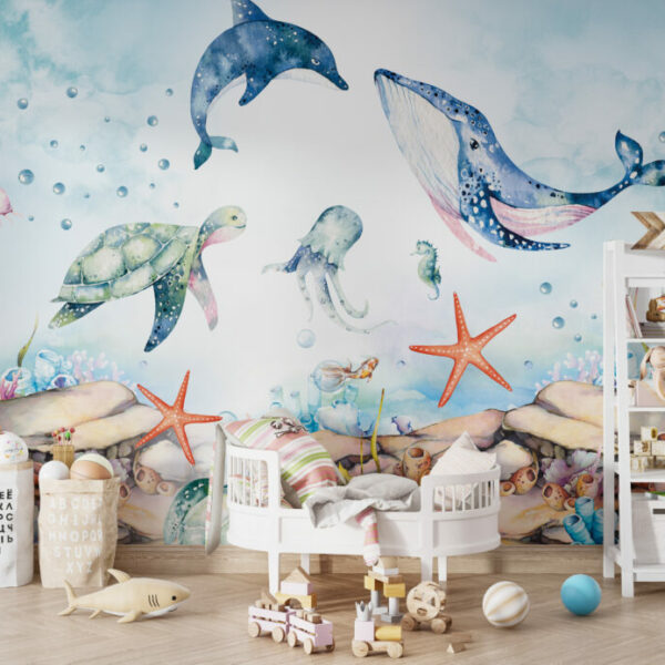 Under the Sea Wall Mural
