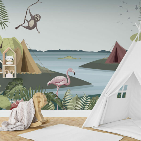 Lakeside Campground Wall Murals