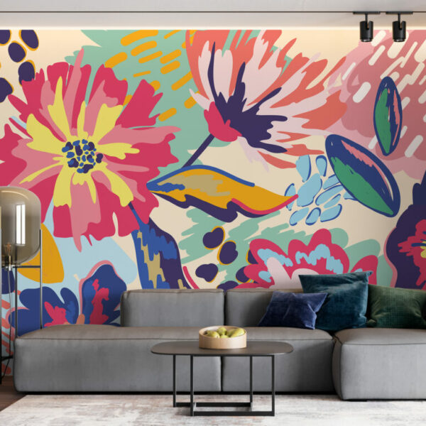 Colorful Art Style Wall Murals
