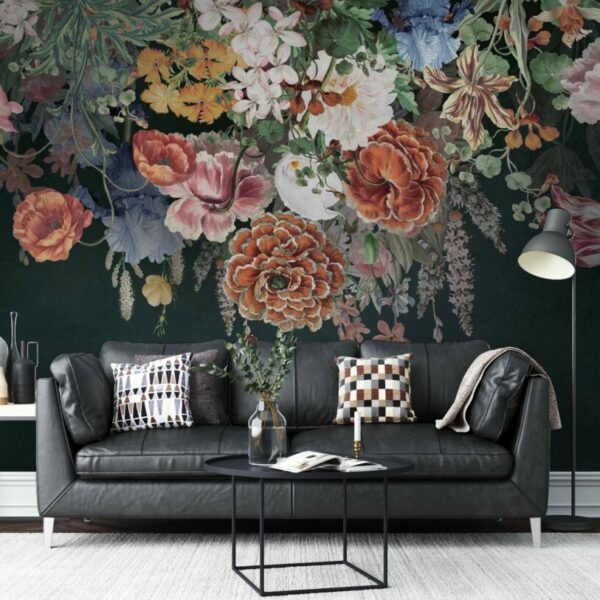 Big Flowers Hanging Down 3D Wall Murals