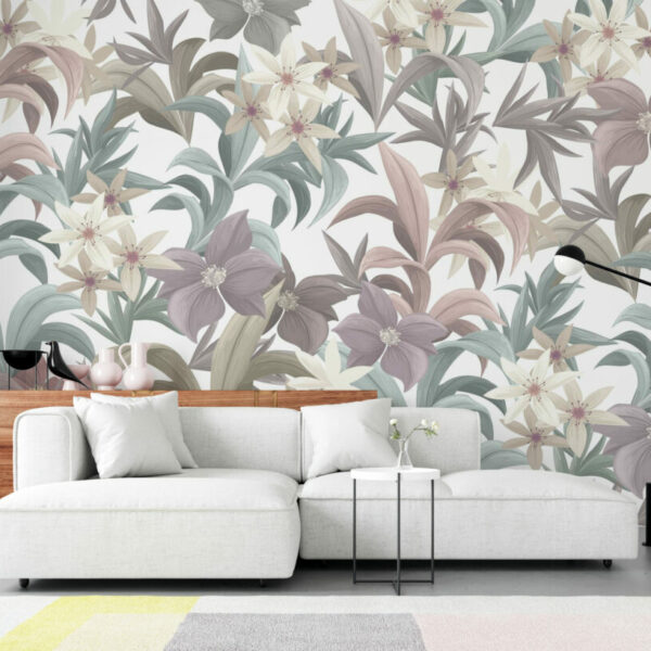 Humid Jungle Colorful Confusion Wall Murals