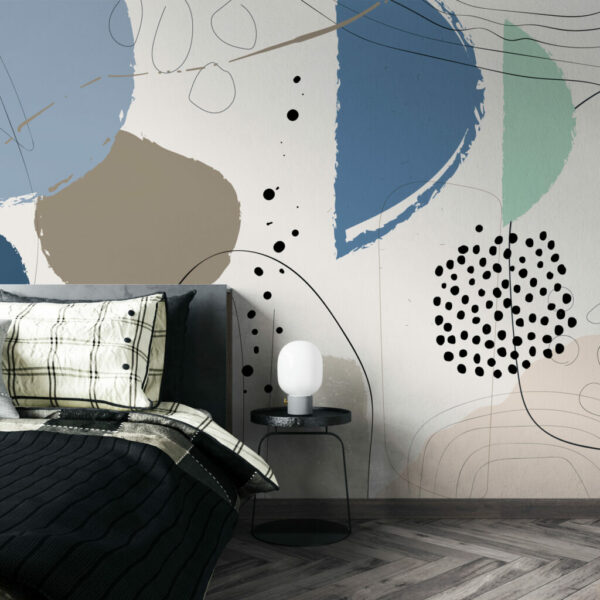 Abstract Shape Spheres Wall Decals