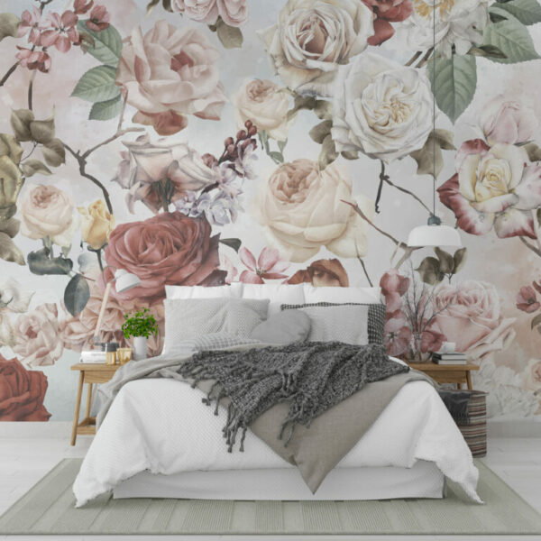 Roses Colorful Wall Murals