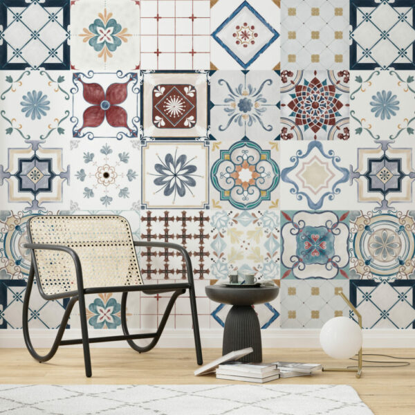 Ethnic Tile Patterns Wall Decals