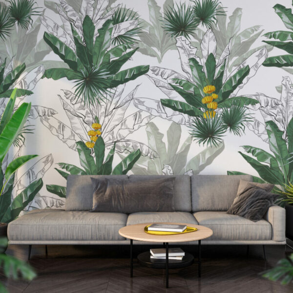 Tropical Leaf Wall Murals