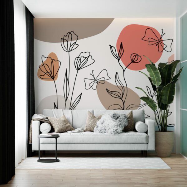 Matisse Floral Art Wall Decals