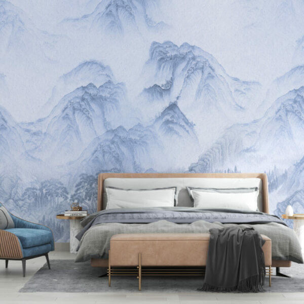 Abstract Rocky Mountain Valley Wall Murals