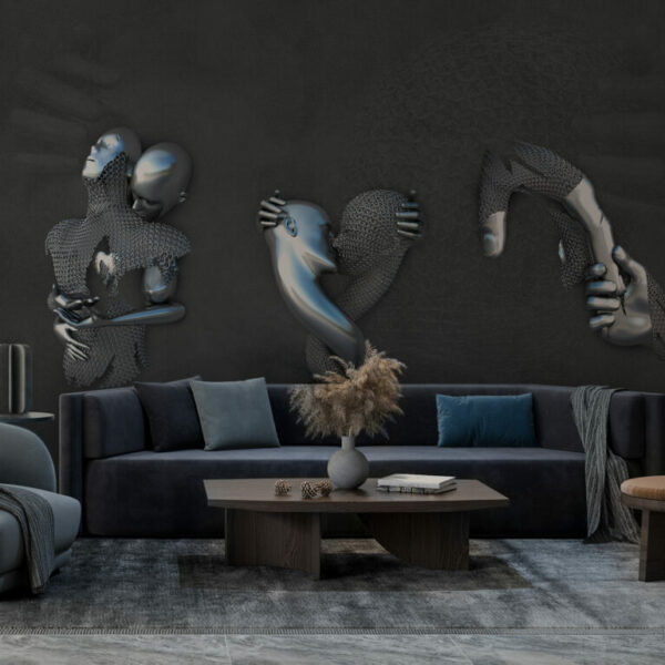 Stainless Steel Human Body Wall Decals